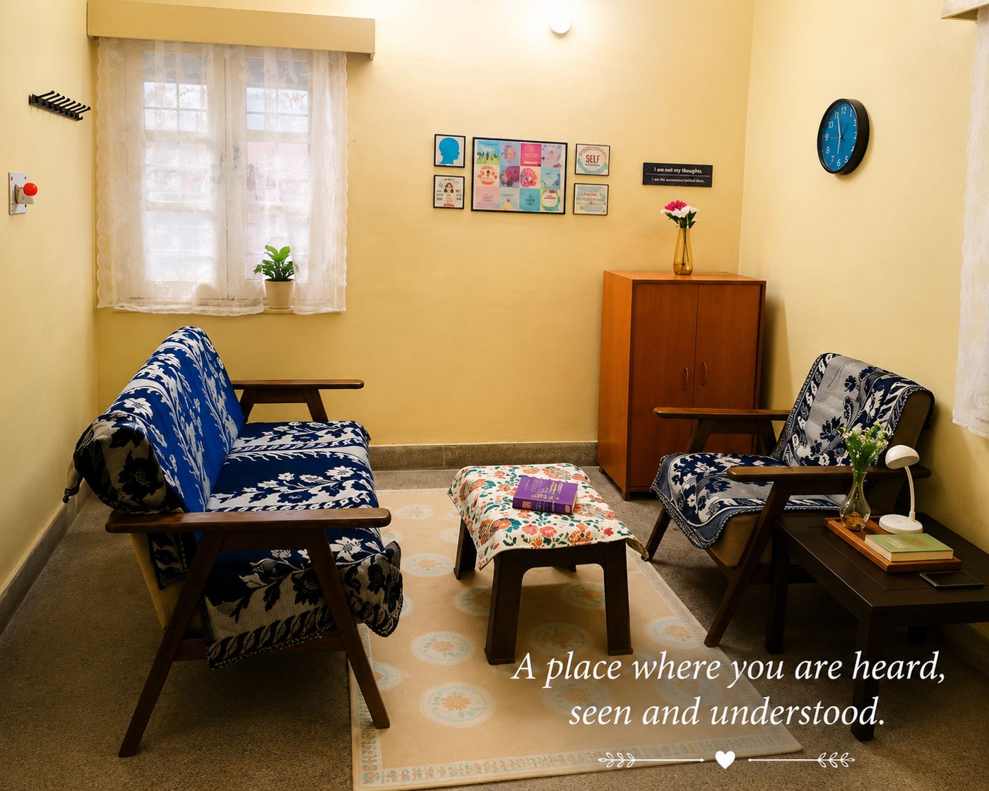 The assessment room — a safe space for you